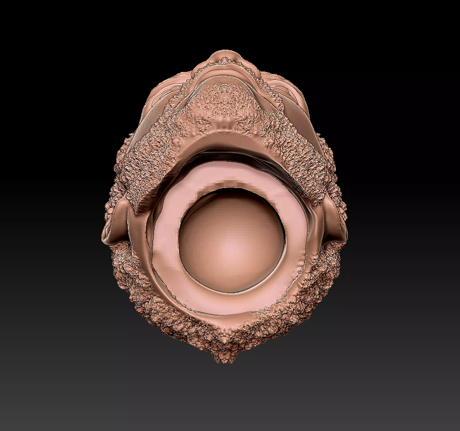 Black Snake Moan Head 3D print model_3