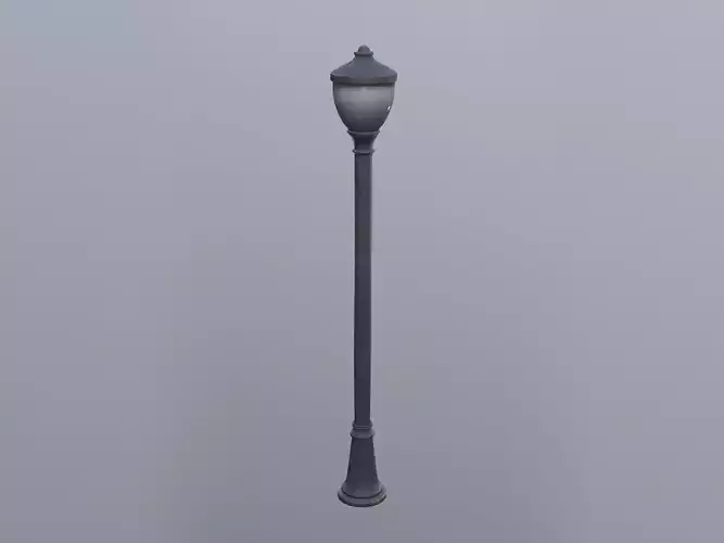 Vintage Street Lamp 3D Model
