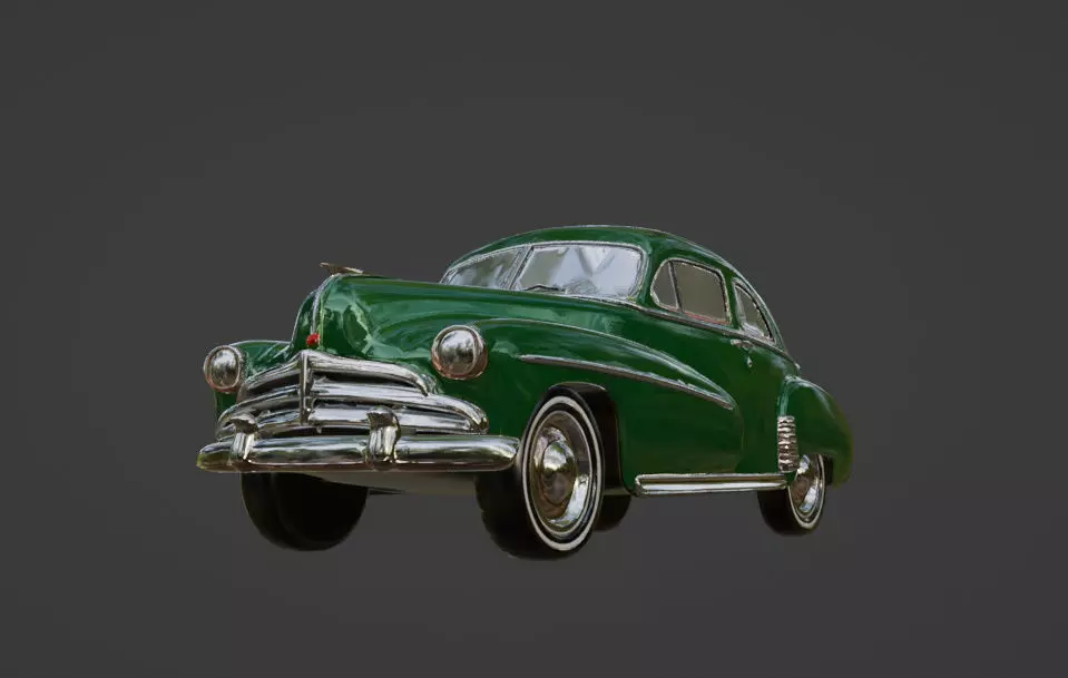 Vintage Car 3D model_5