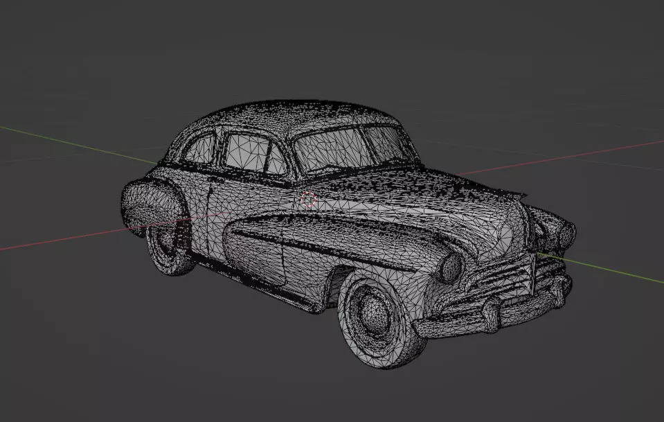 Vintage Car 3D model_1