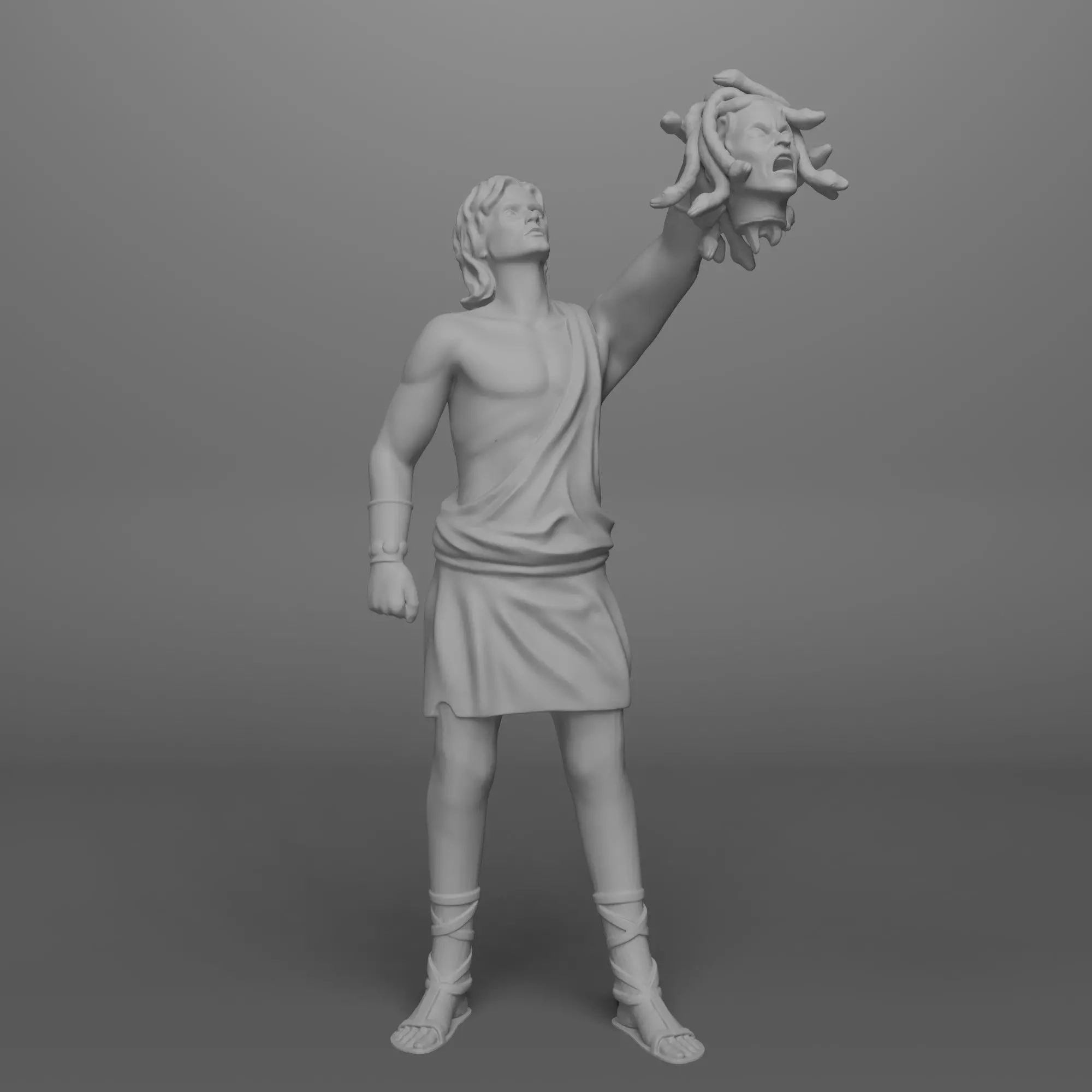 Perseus with the Head of Medusa 3D print model