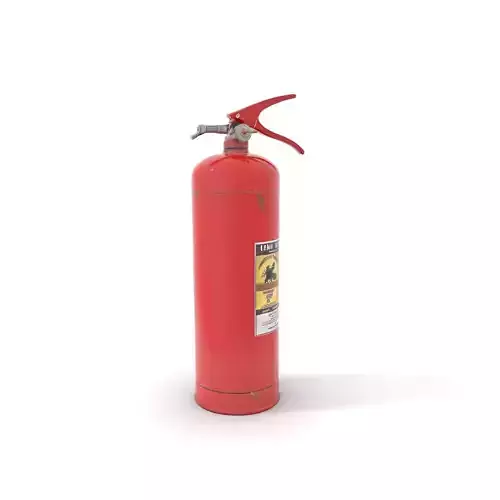 Classic Red Fire Extinguisher model pack Low-poly 3D model