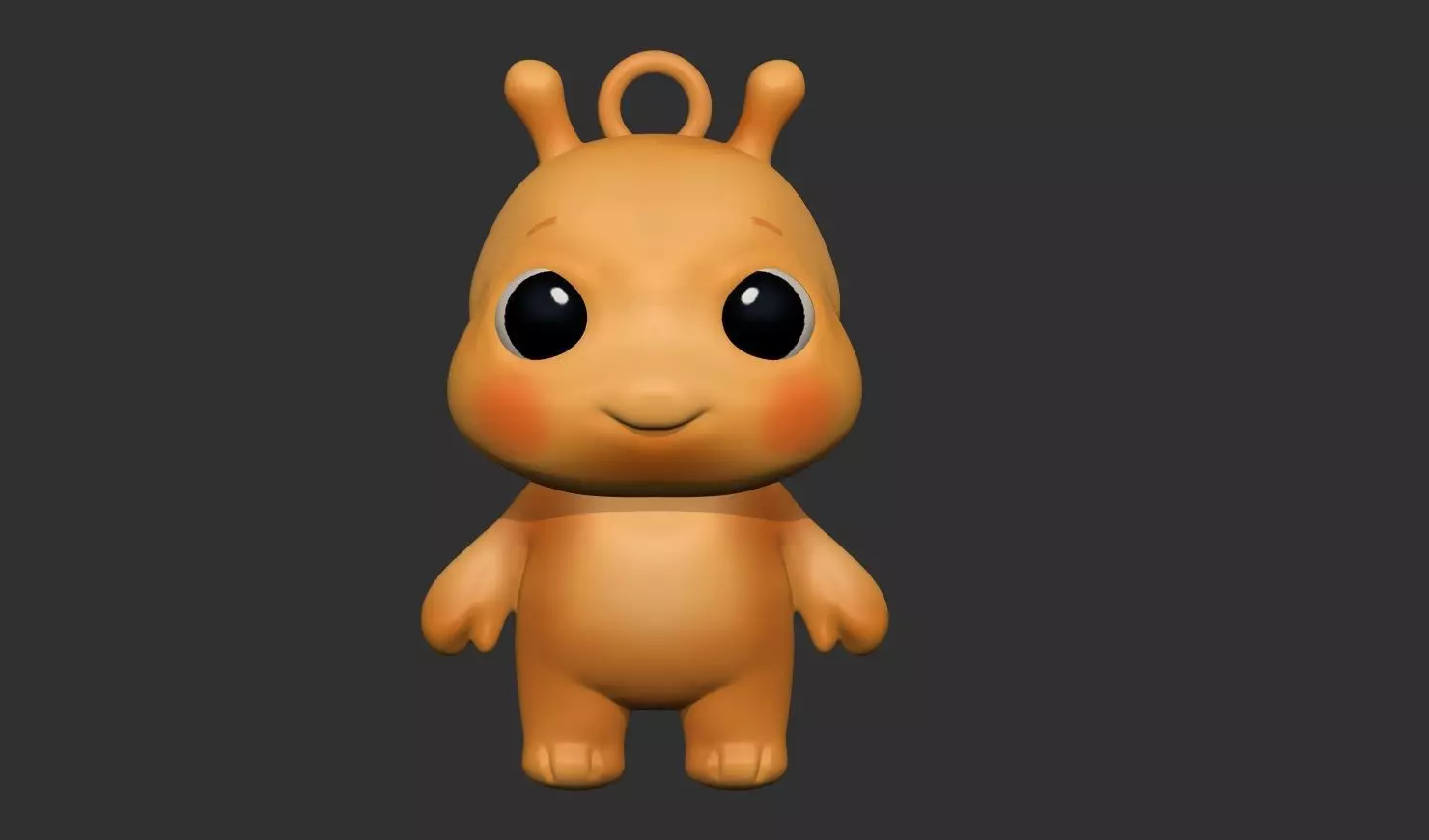 Alien Pendant STL 3D print model_10