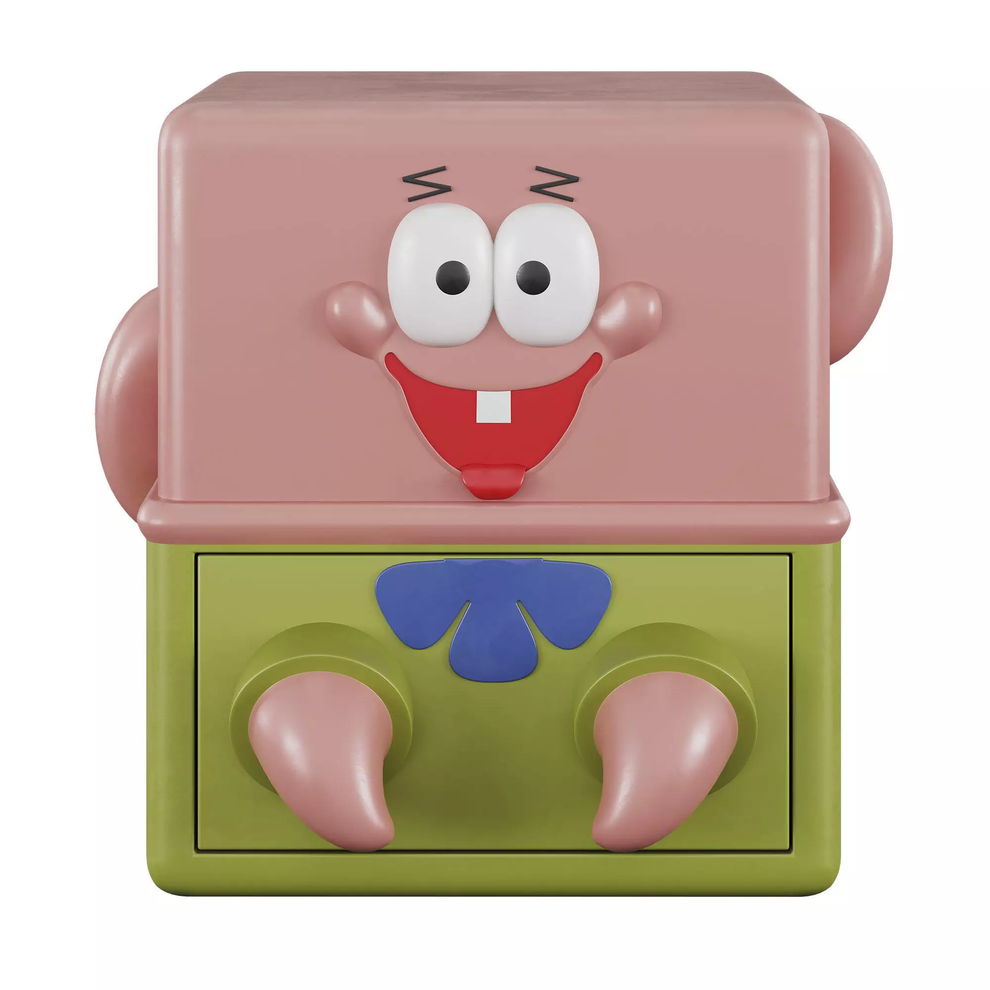 Childrens bedside table Patrick Star 3D model_1