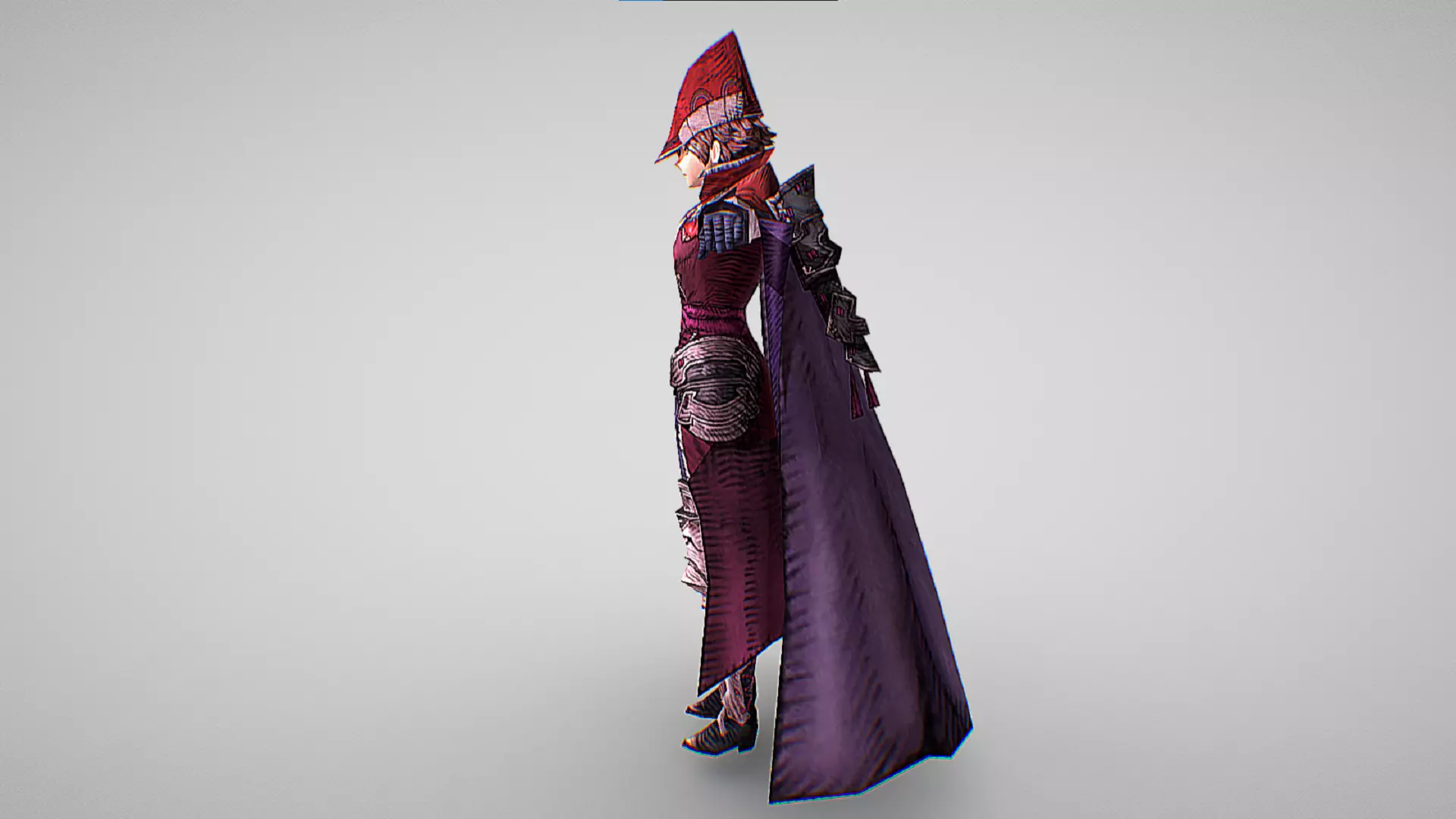 Adelard - Vermillion Devil - Final Fantasy War Of The Visions Low-poly 3D model_5