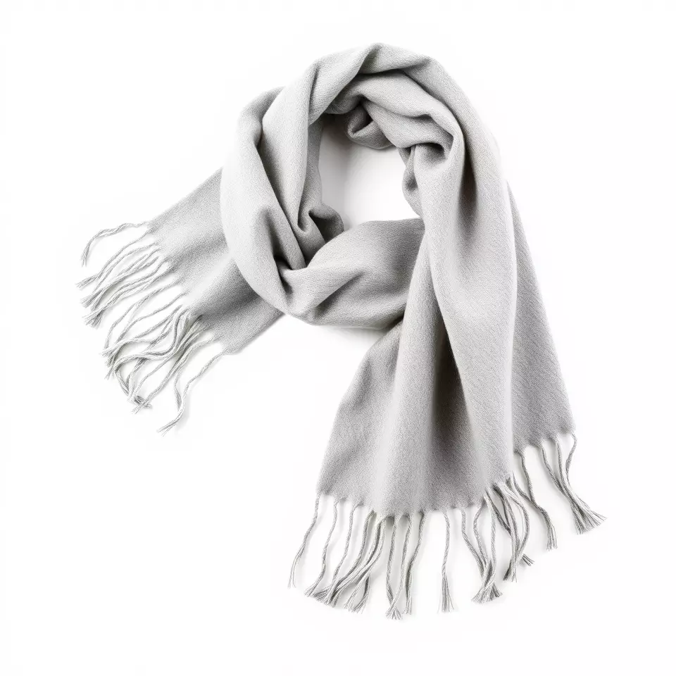 Elegant Gray Scarf model pack Low-poly 3D model_2