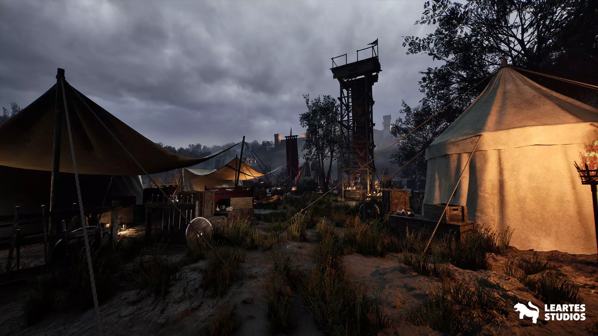 Medieval Warzone Environment Low-poly 3D model_23