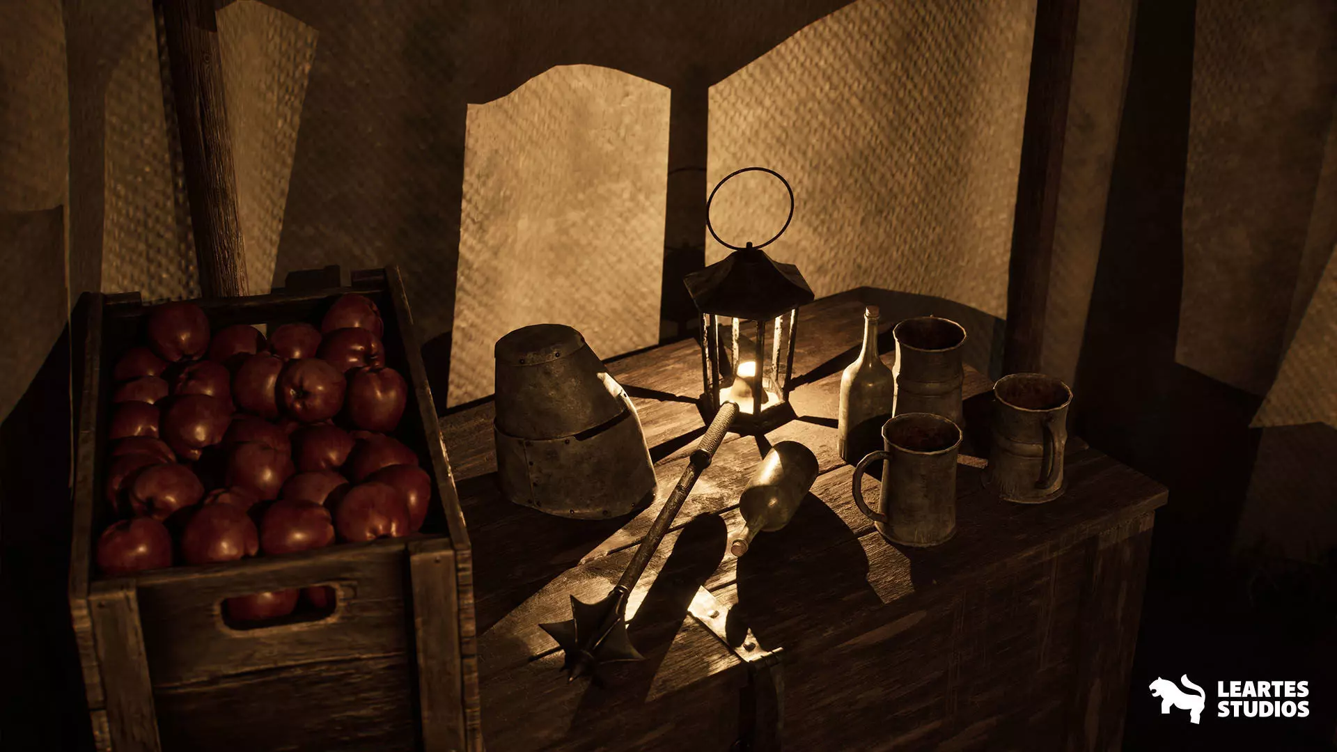 Medieval Warzone Environment Low-poly 3D model_14