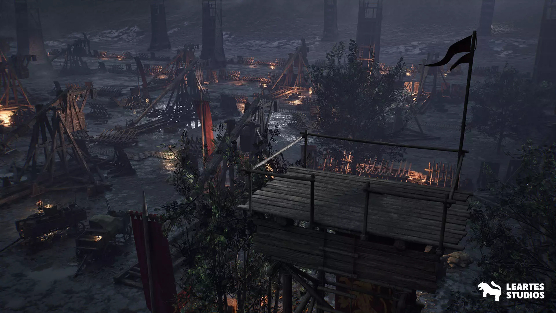 Medieval Warzone Environment Low-poly 3D model_22