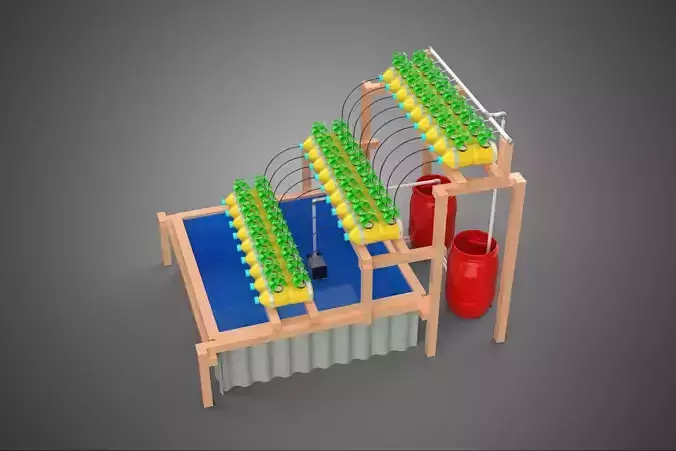 PLASTIC WATER MINERAL BOTTLE DRUM HYDROPONIC SOILLESS POT PLANT