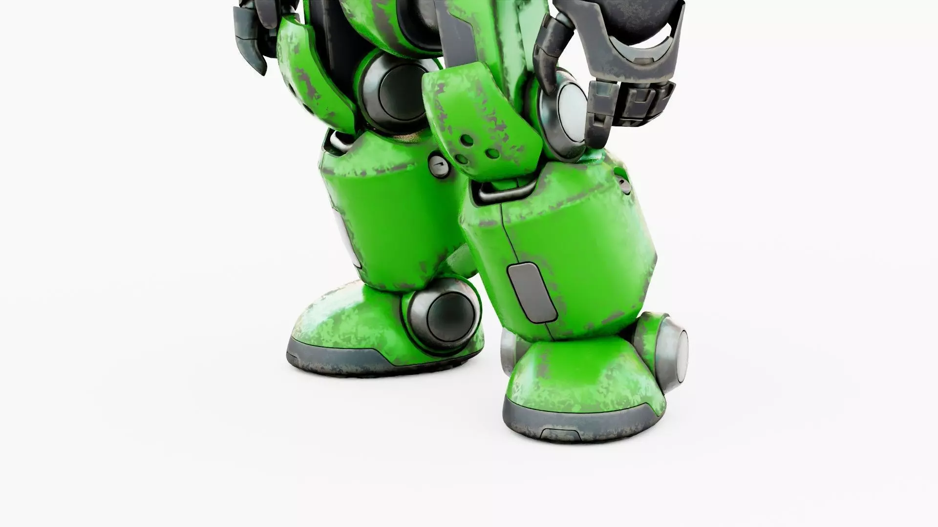 ROBO ZERO-D Rigged for Unreal Engine - Unity - MIXAMO 3D model_28