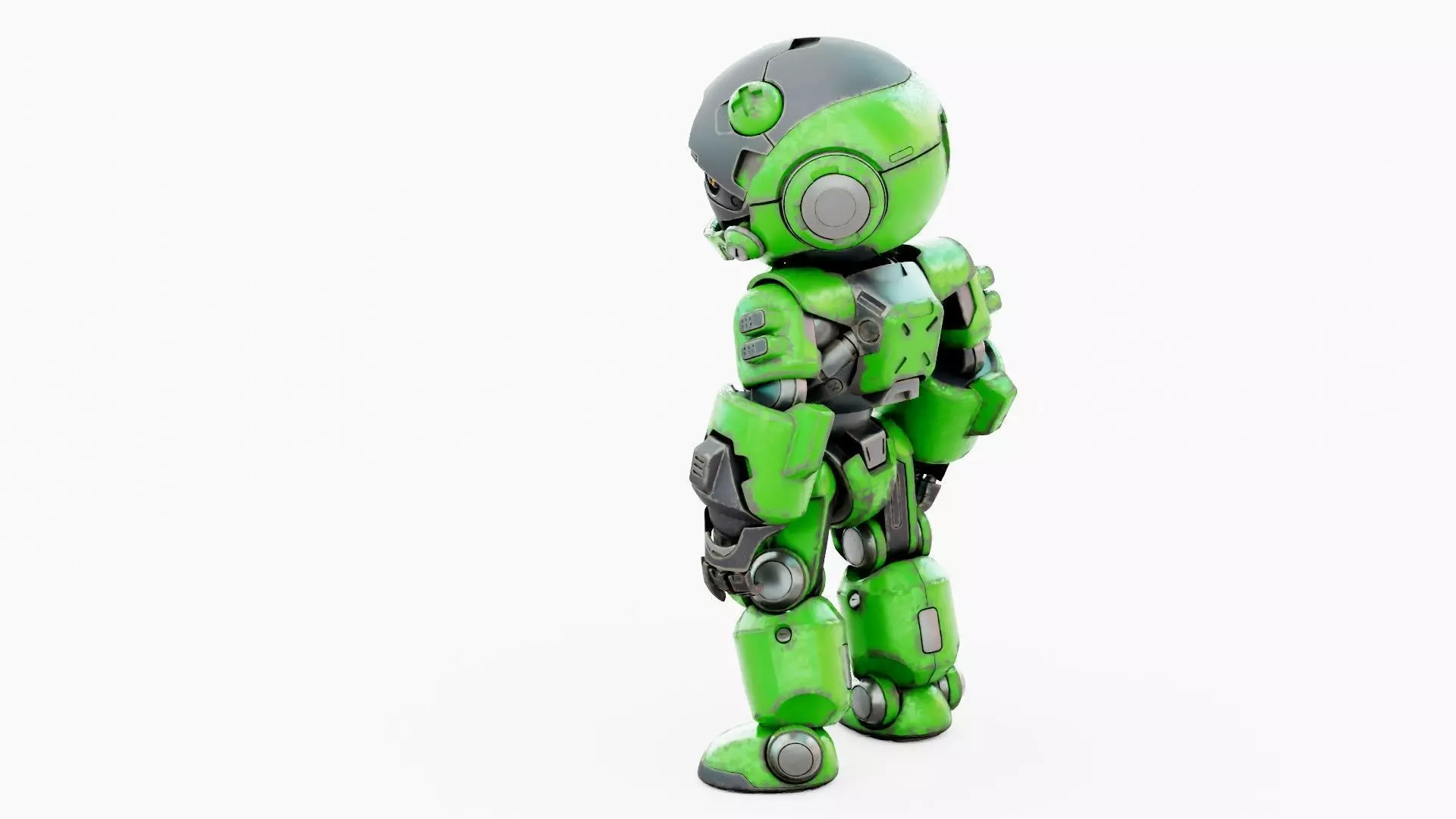 ROBO ZERO-D Rigged for Unreal Engine - Unity - MIXAMO 3D model_18