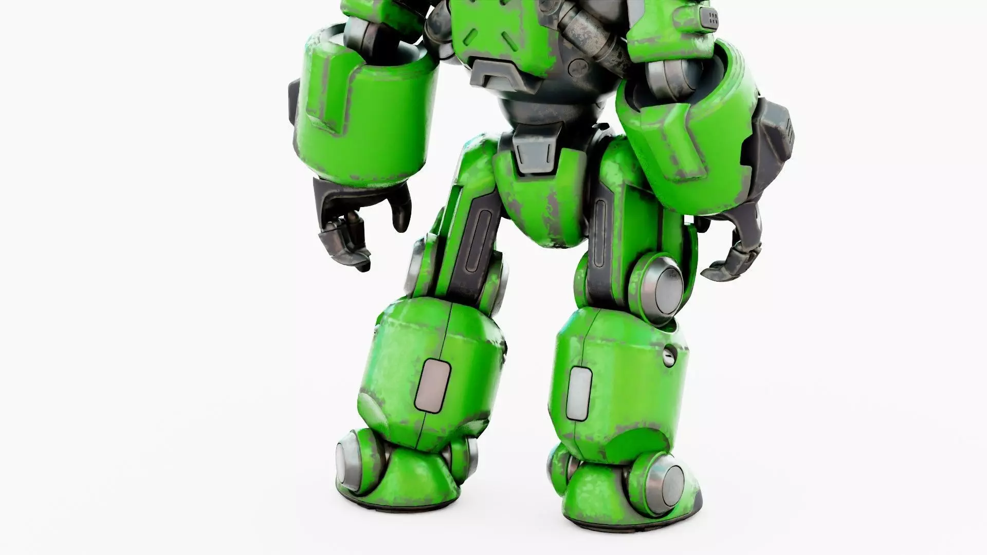 ROBO ZERO-D Rigged for Unreal Engine - Unity - MIXAMO 3D model_26