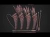 Medieval Quiver and Arrows Arrow Archer Bow Set Low-poly 3D model_1