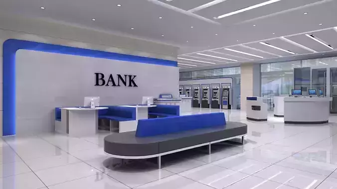 Bank Interior 01