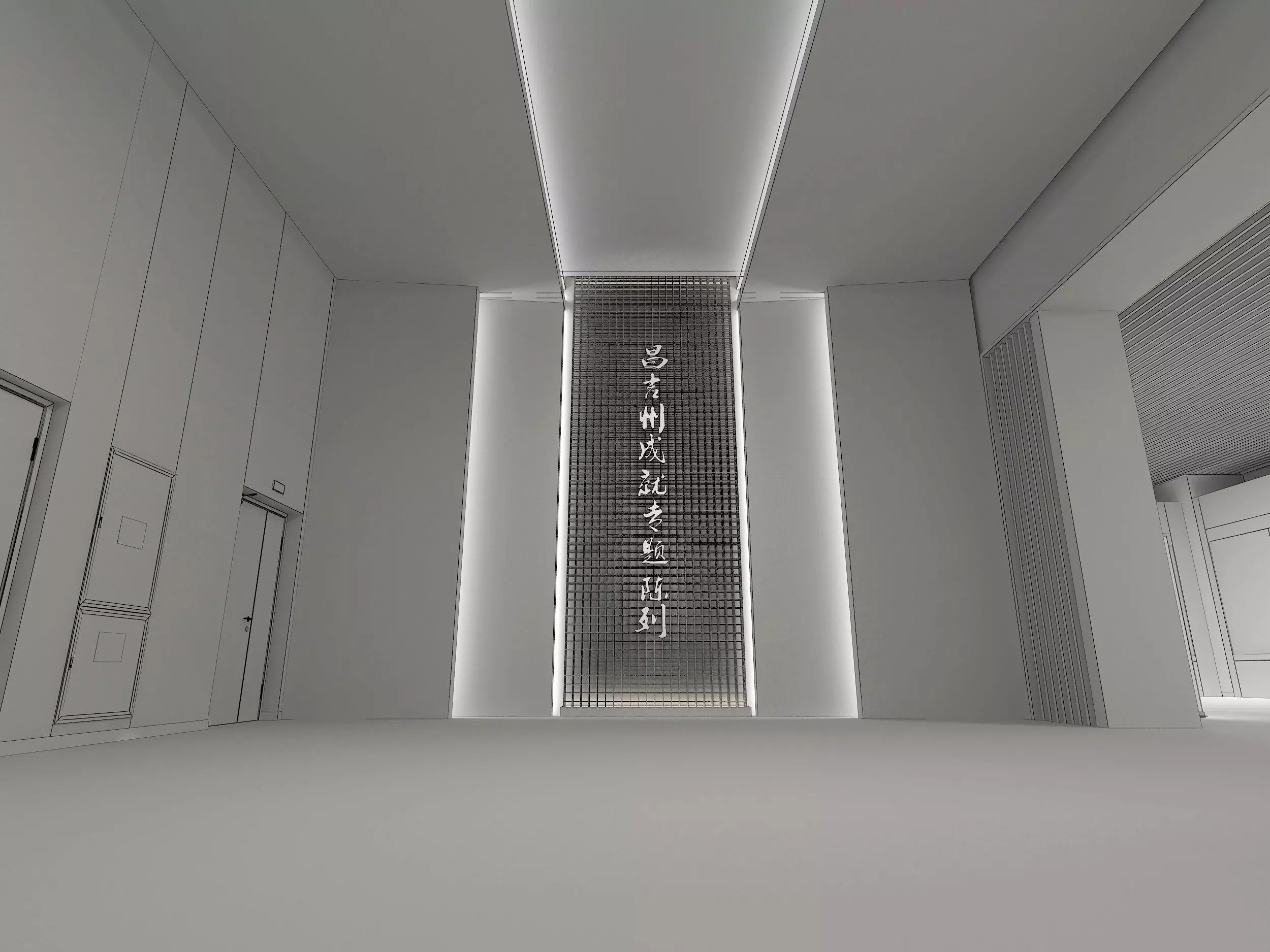 museum Low-poly 3D model_7