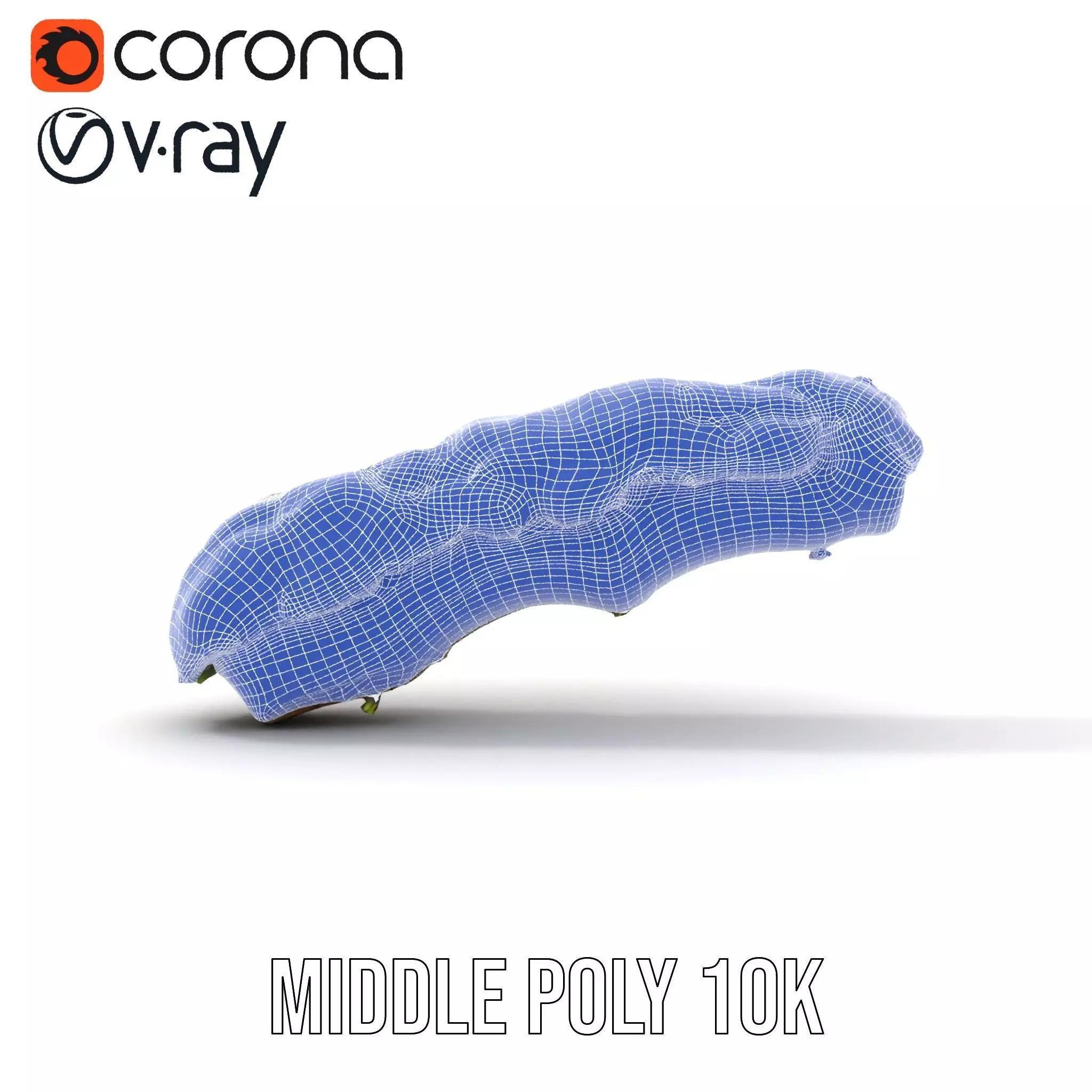 Mossy Wood Stick model pack Low-poly 3D model_30