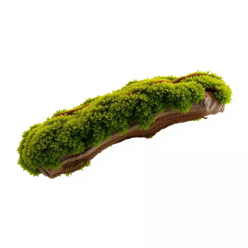 Mossy Wood Stick model pack Low-poly 3D model_2