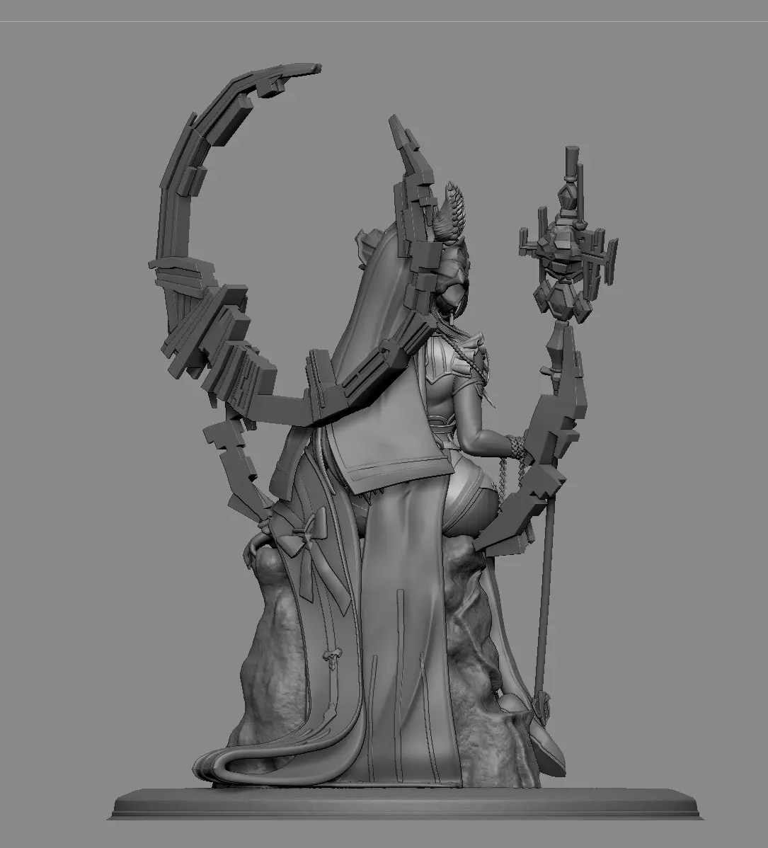 Galleon Gran blue Fantasy 3D print model_2