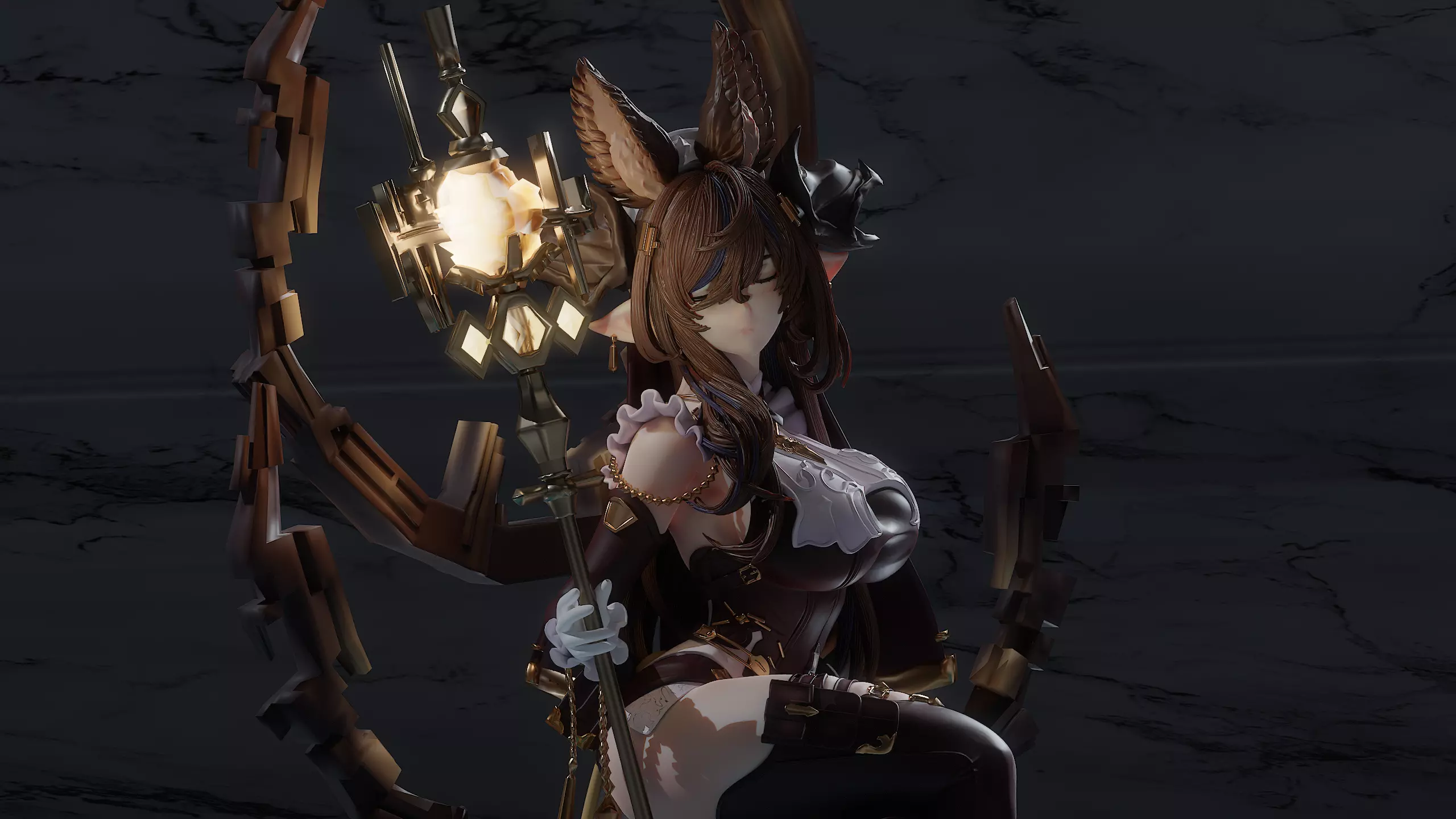 Galleon Gran blue Fantasy 3D print model_9