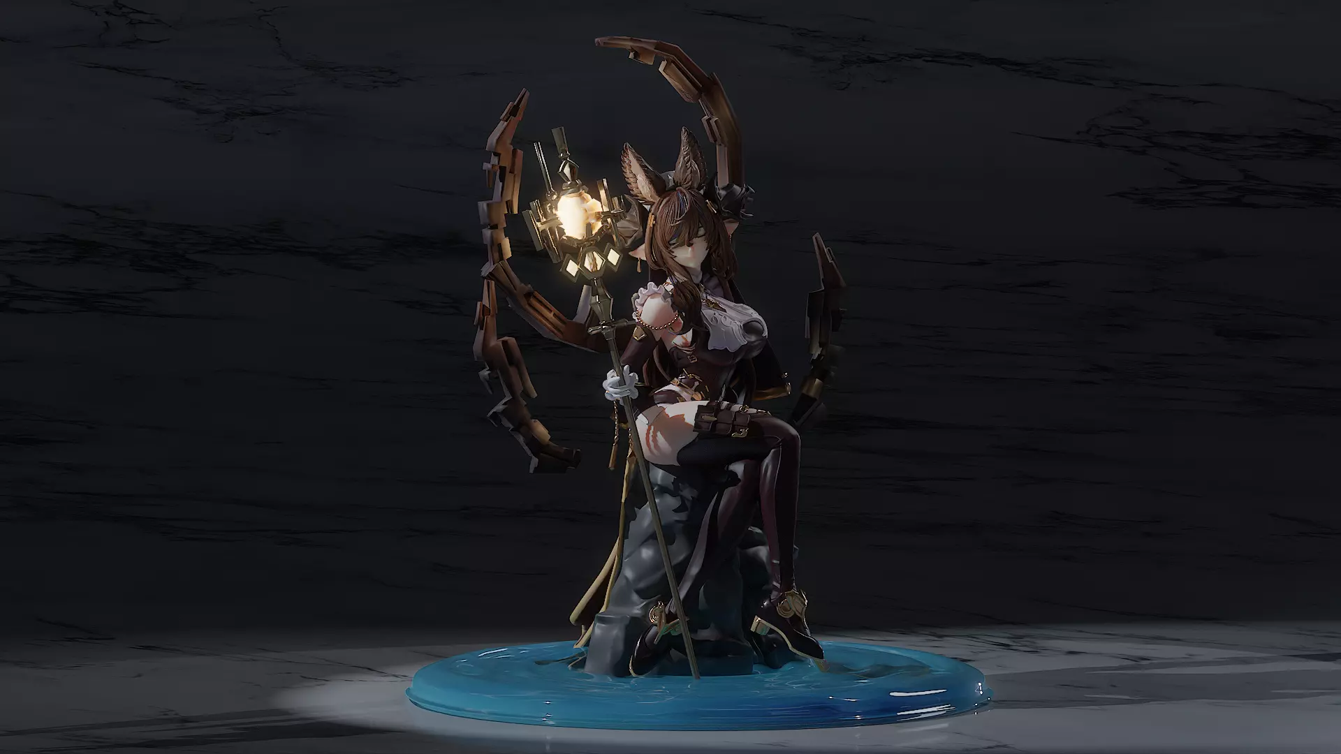 Galleon Gran blue Fantasy 3D print model_6