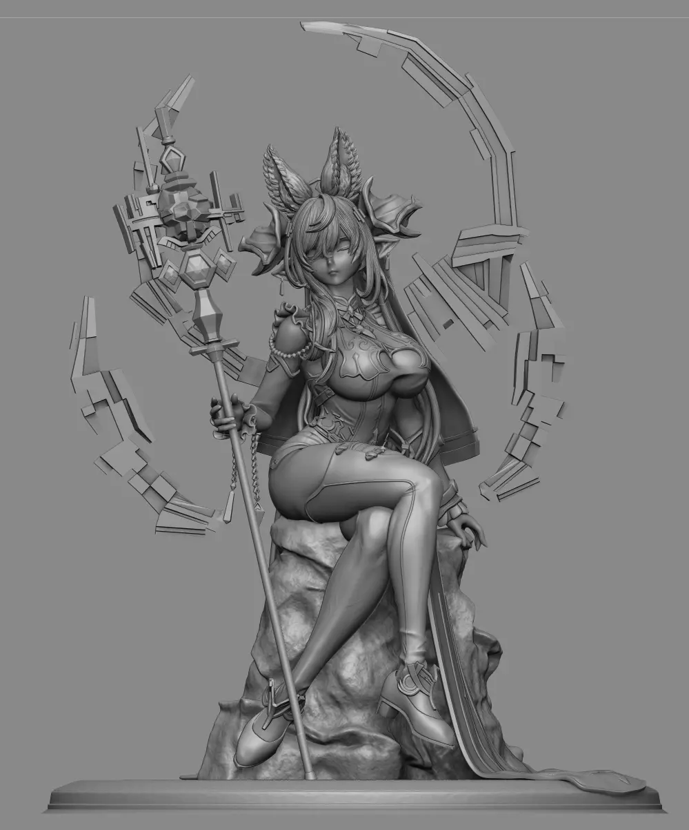 Galleon Gran blue Fantasy 3D print model_1