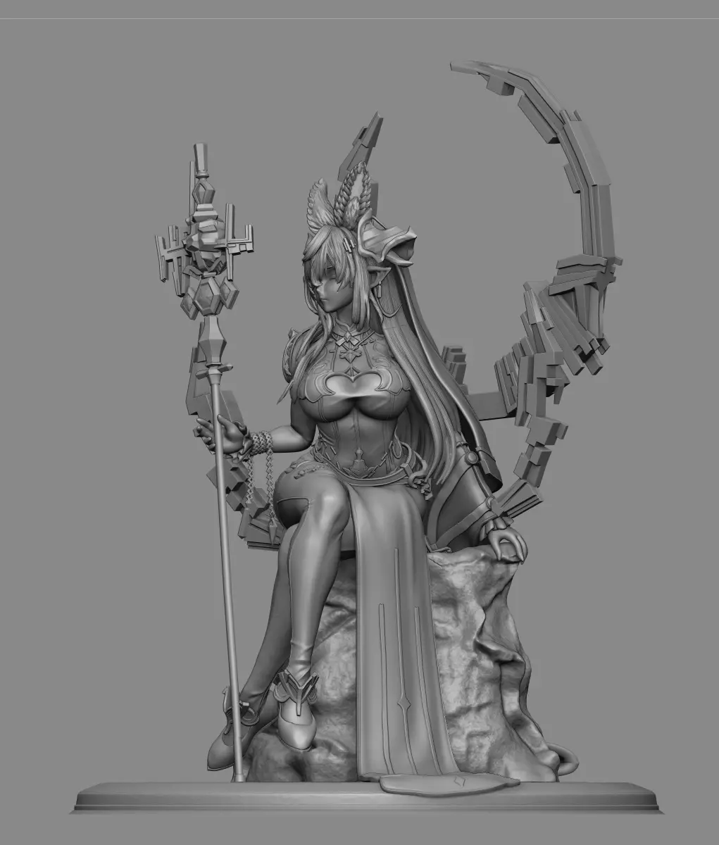 Galleon Gran blue Fantasy 3D print model_3