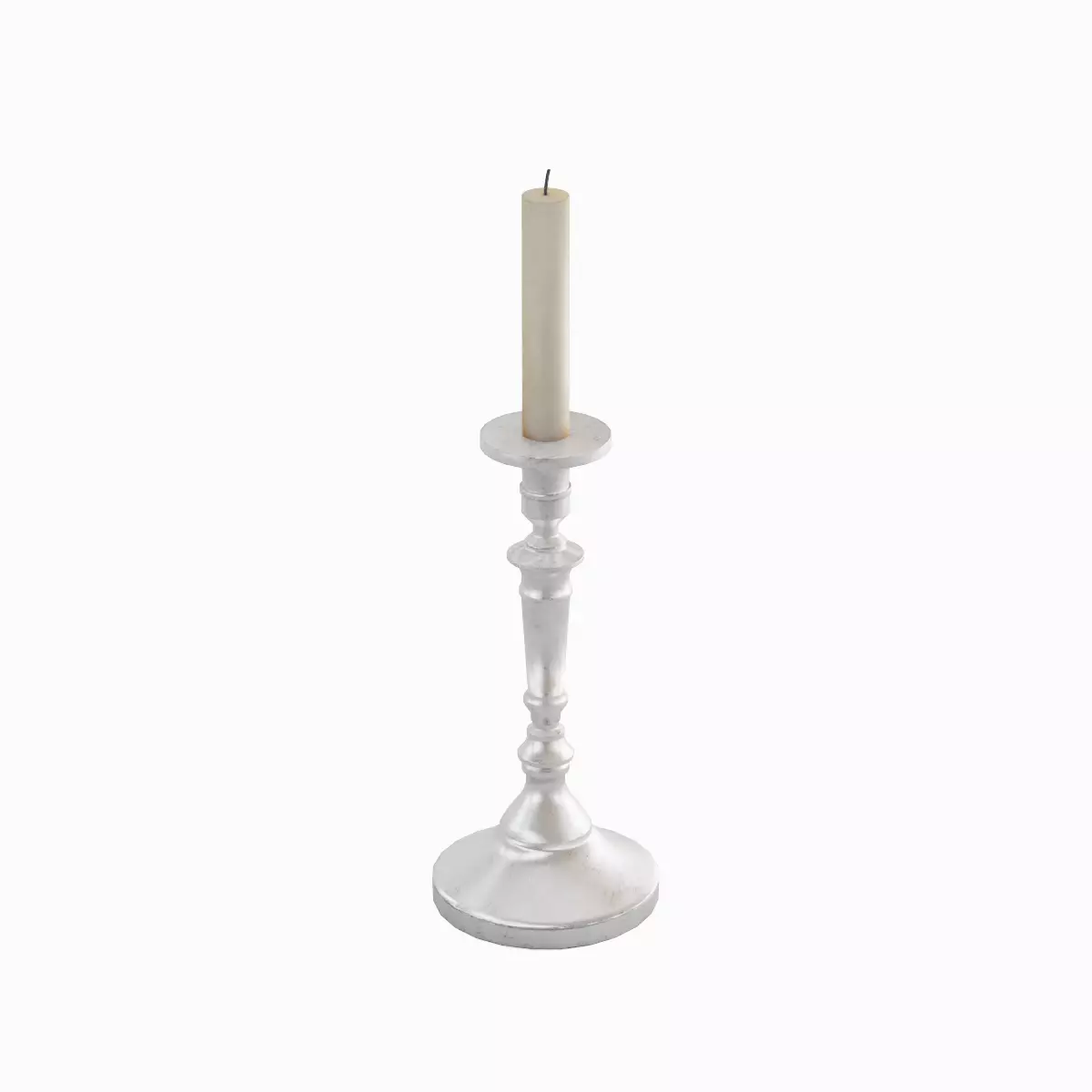 Vintage Candlestick Set Low-poly 3D model_18