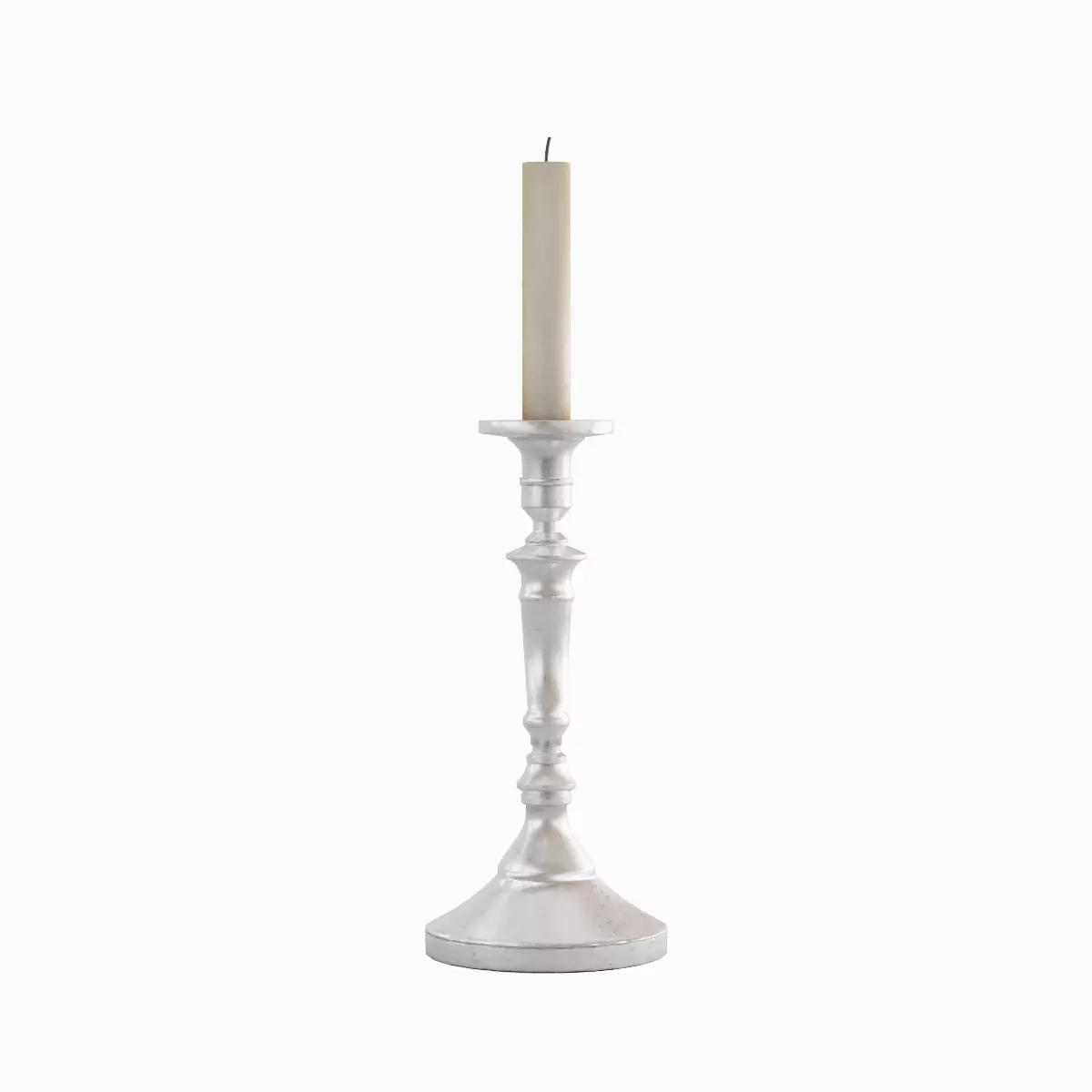 Vintage Candlestick Set Low-poly 3D model_15