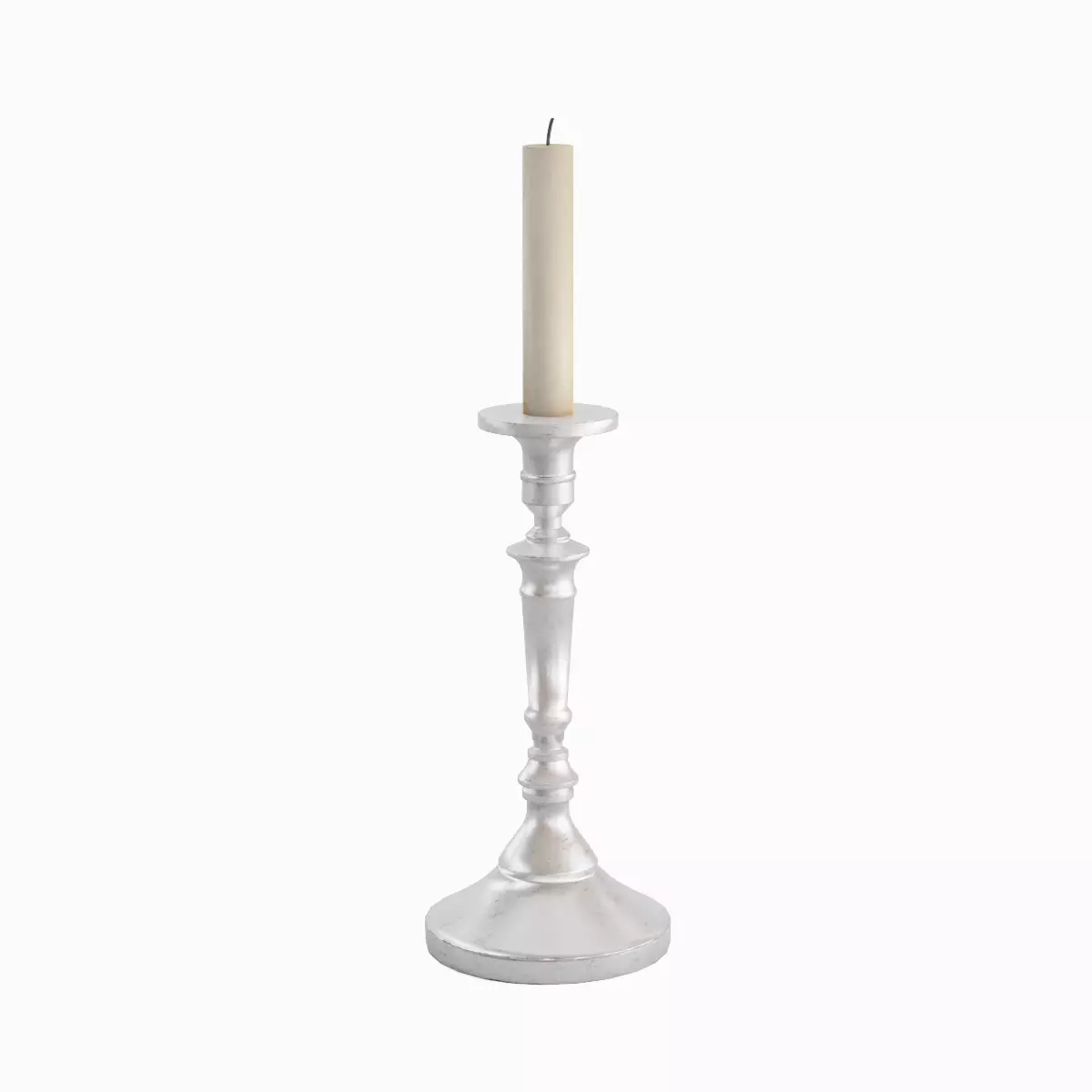 Vintage Candlestick Set Low-poly 3D model_14