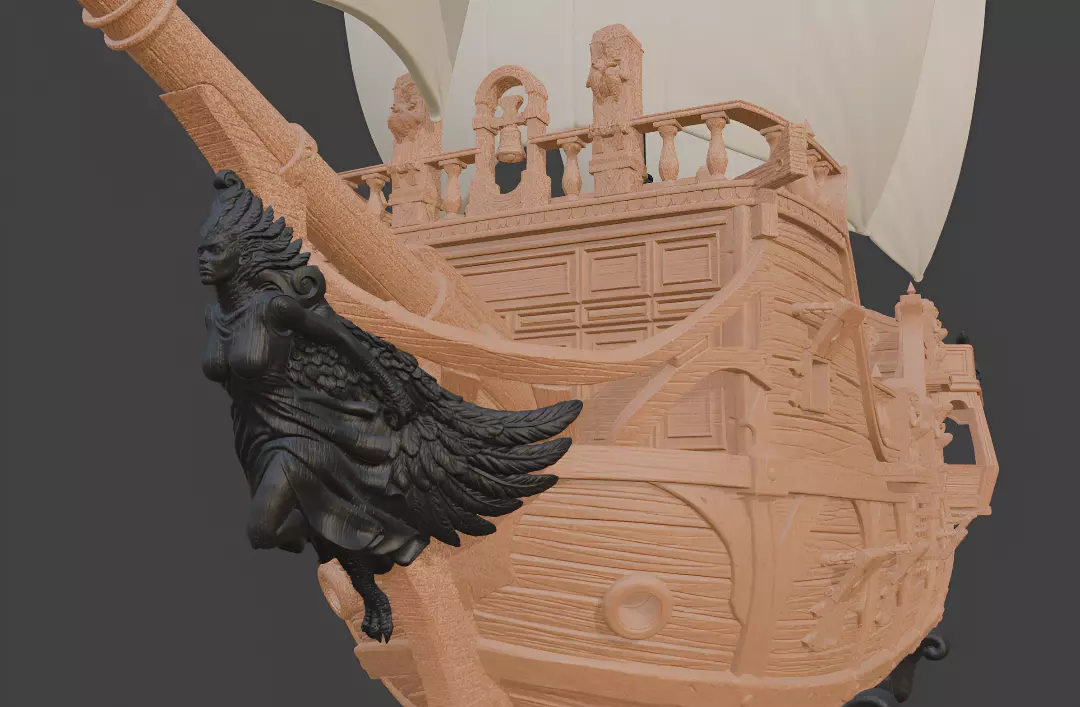 Pirate Ship 3D Printing Model 3D print model_0