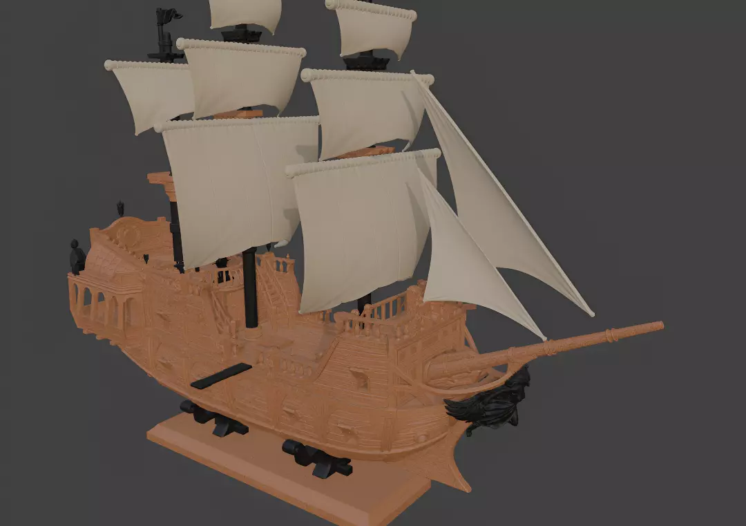 Pirate Ship 3D Printing Model 3D print model_6