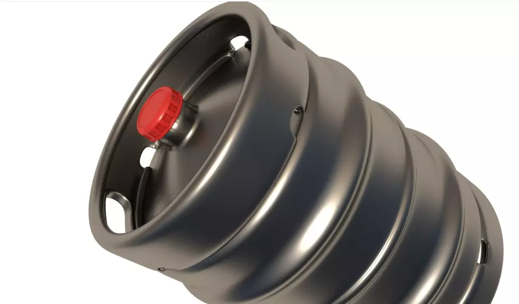 Pallets Of Beer Kegs 3D model_7