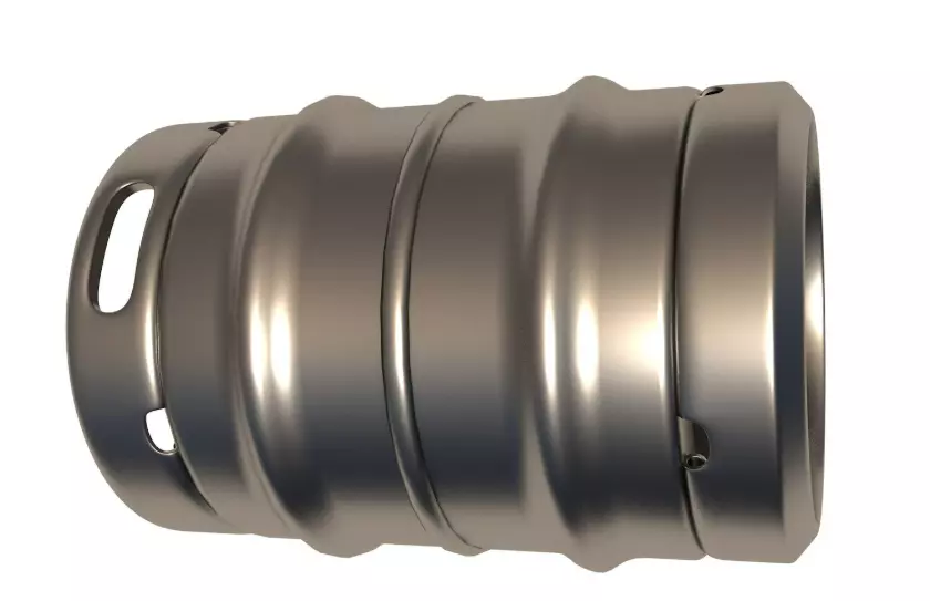 Pallets Of Beer Kegs 3D model_3