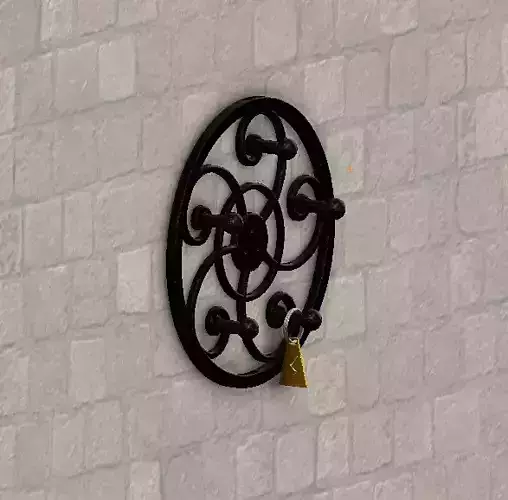 Round Design Wall Key Holder 