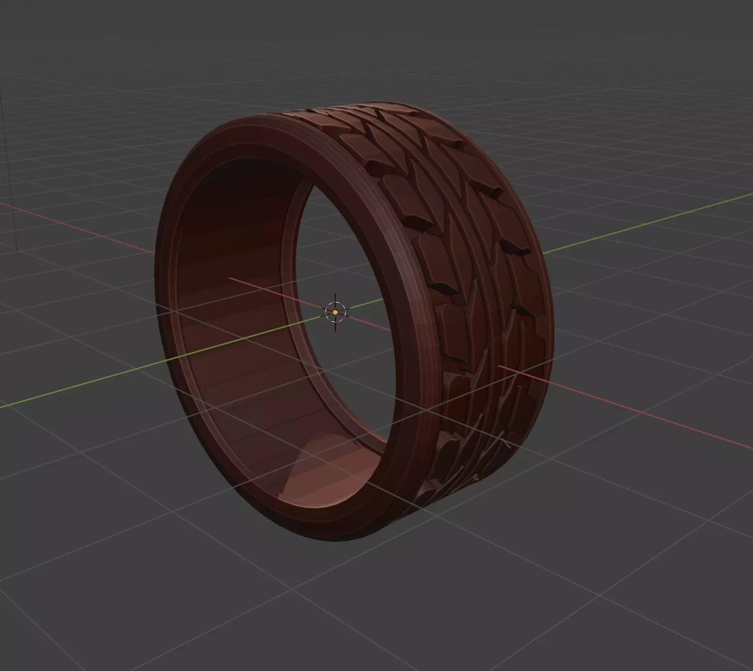 ring tyre 3D print model_3
