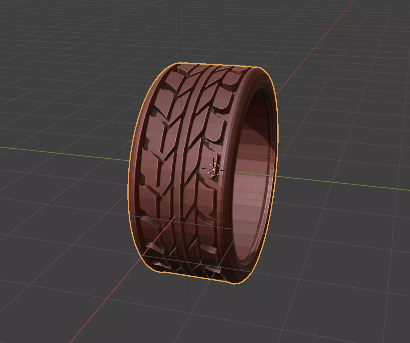 ring tyre 3D print model_1