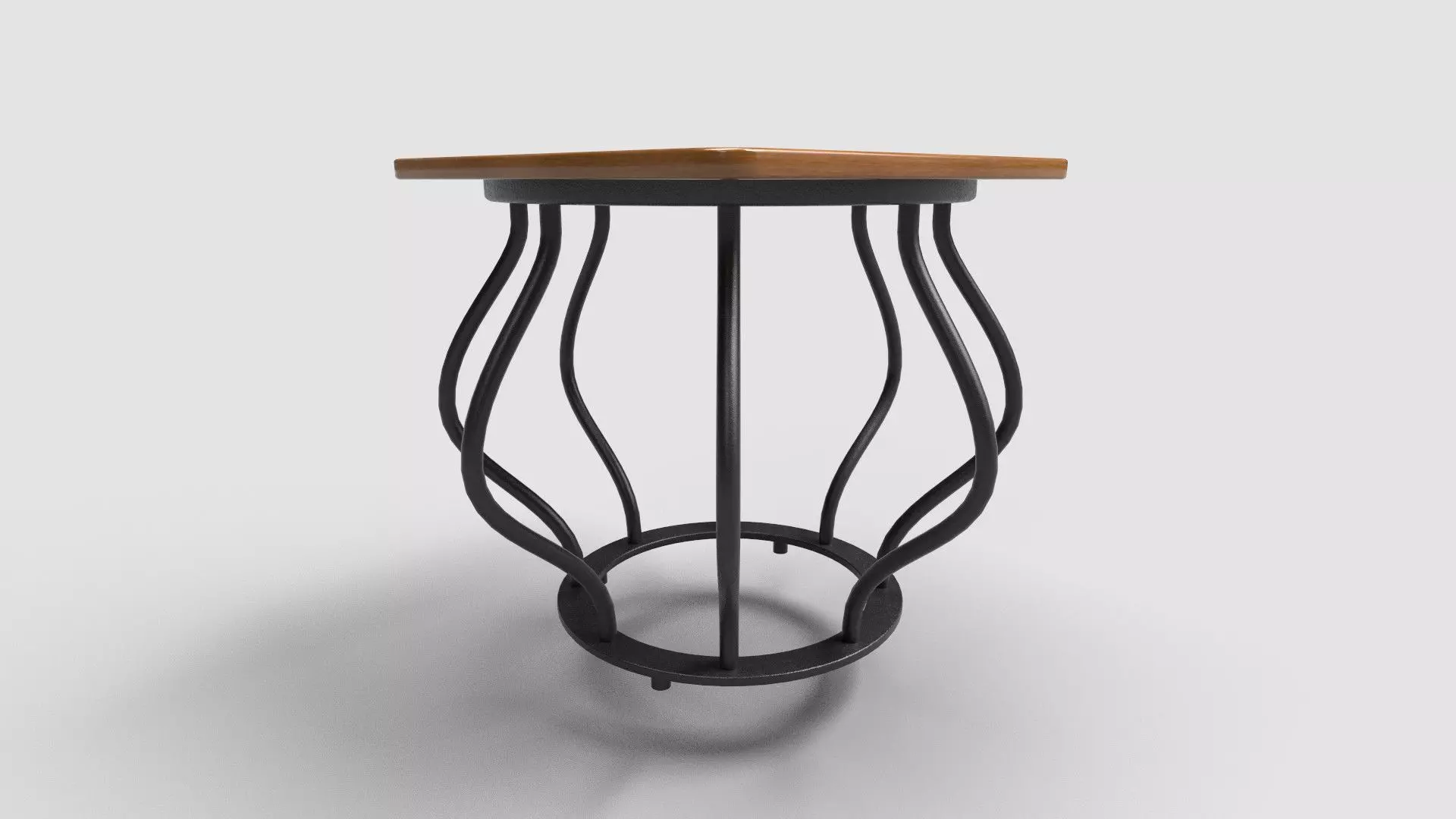 Square Table CG104 3D model_1