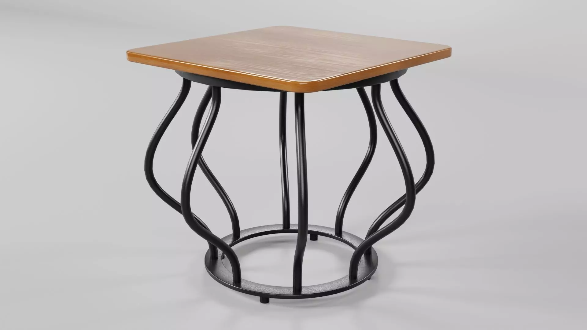 Square Table CG104 3D model_3
