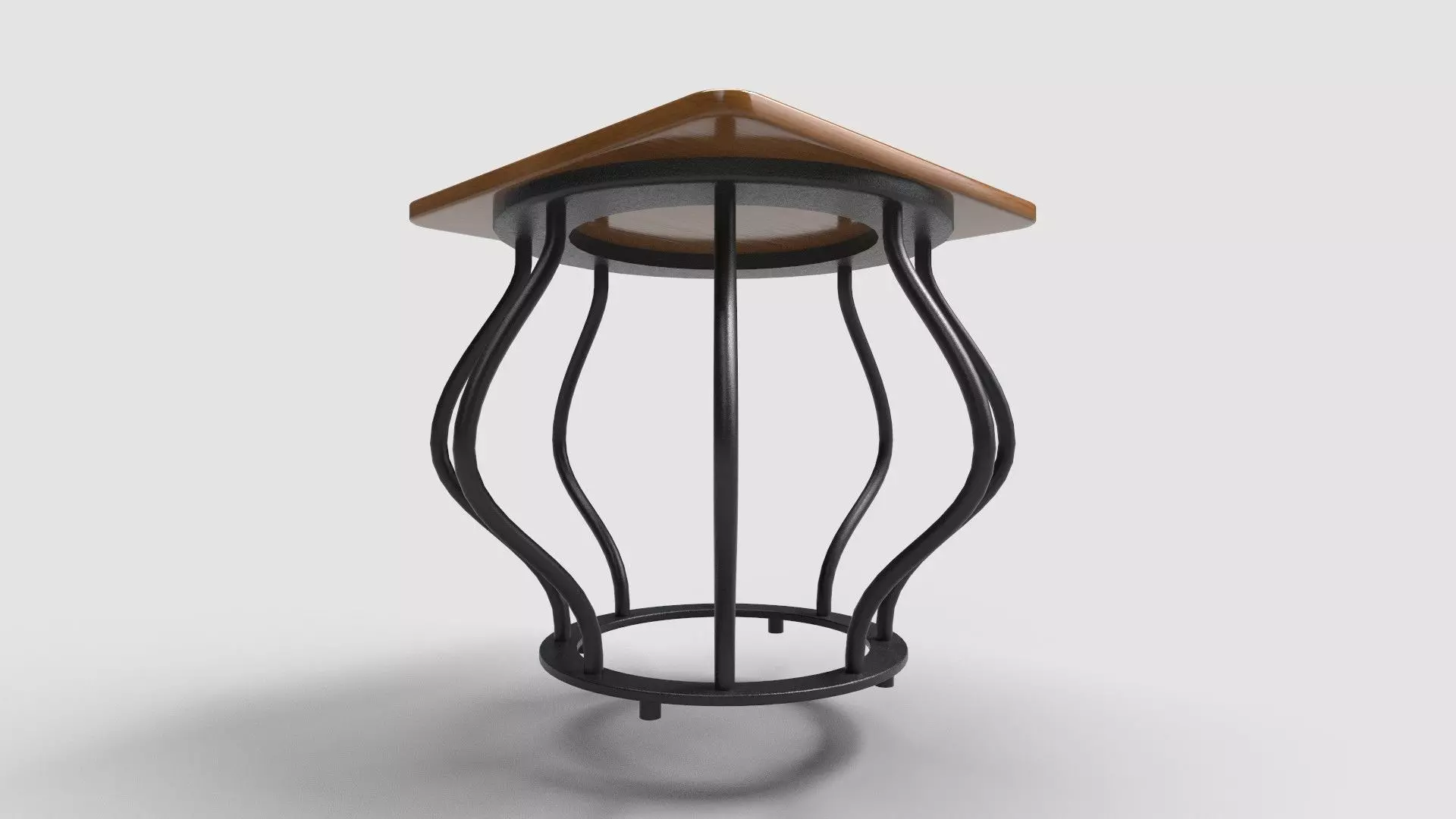 Square Table CG104 3D model_2