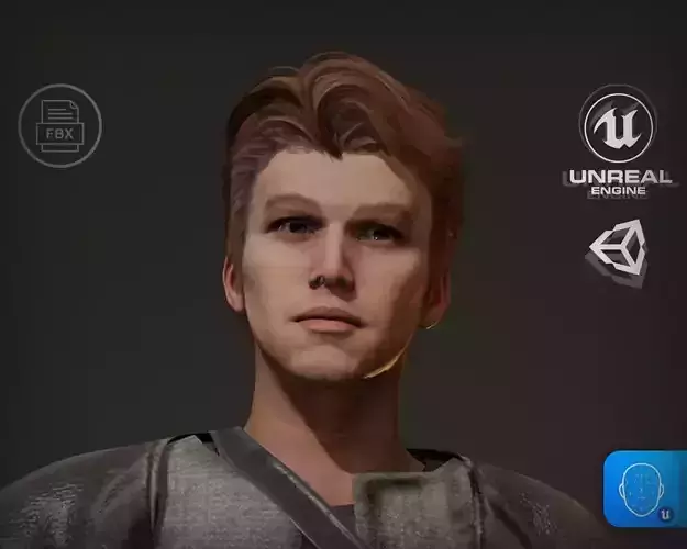 Medieval Male - Game Ready 3D Character