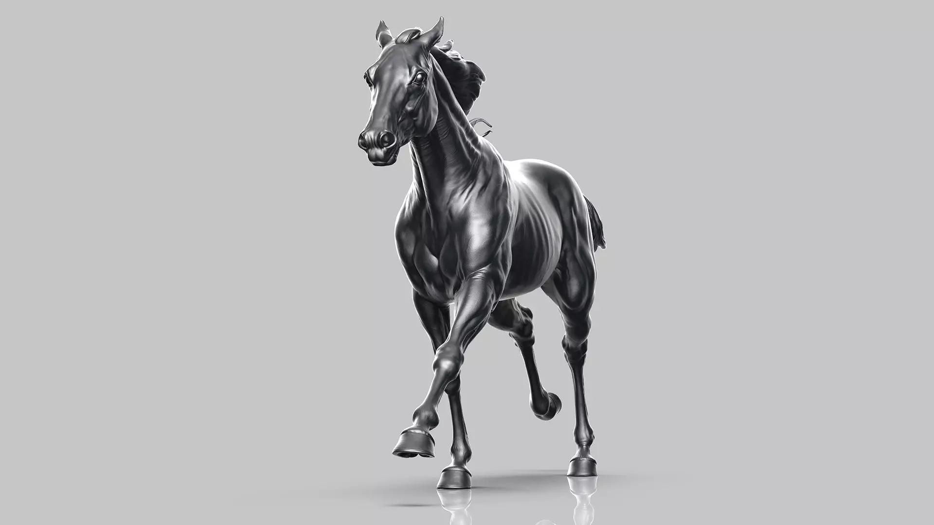 Racehorse   -  3D Sculpting 3D print model_9