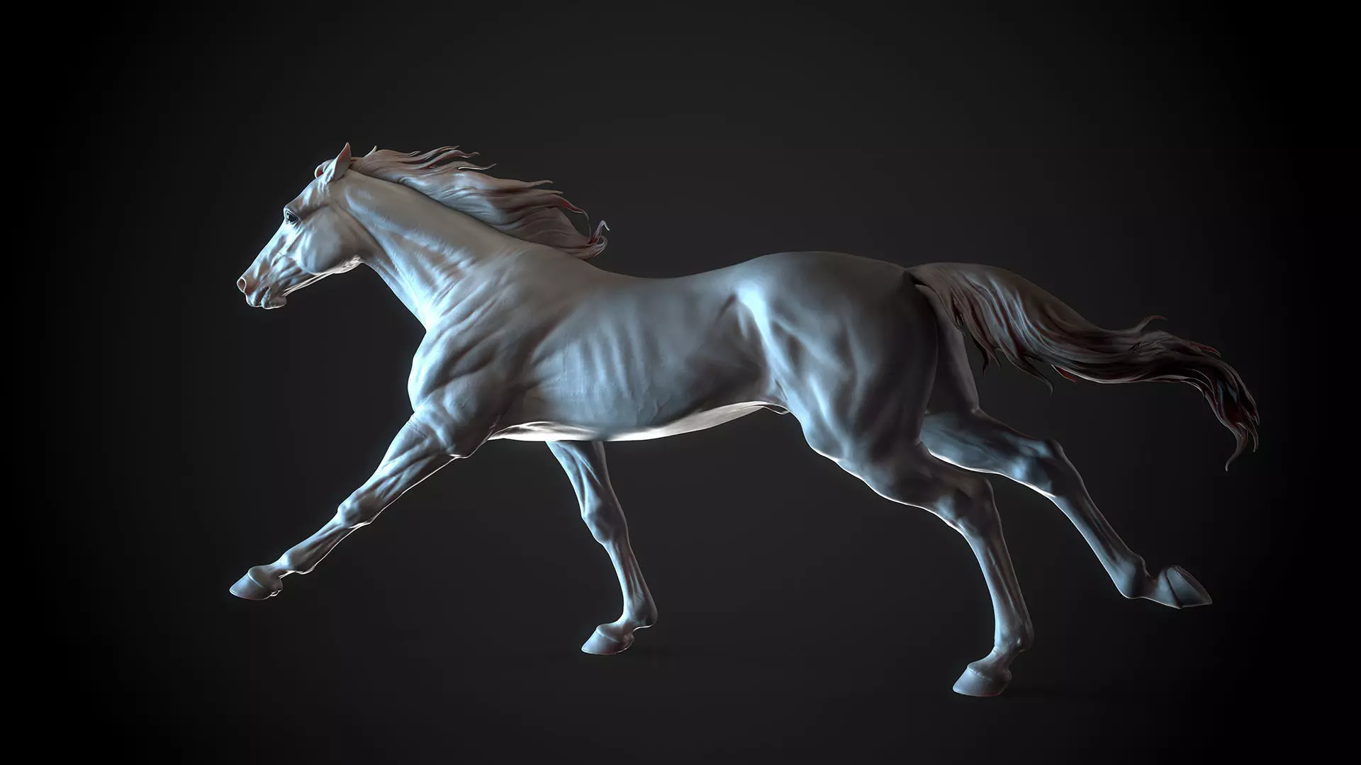 Racehorse   -  3D Sculpting 3D print model_16