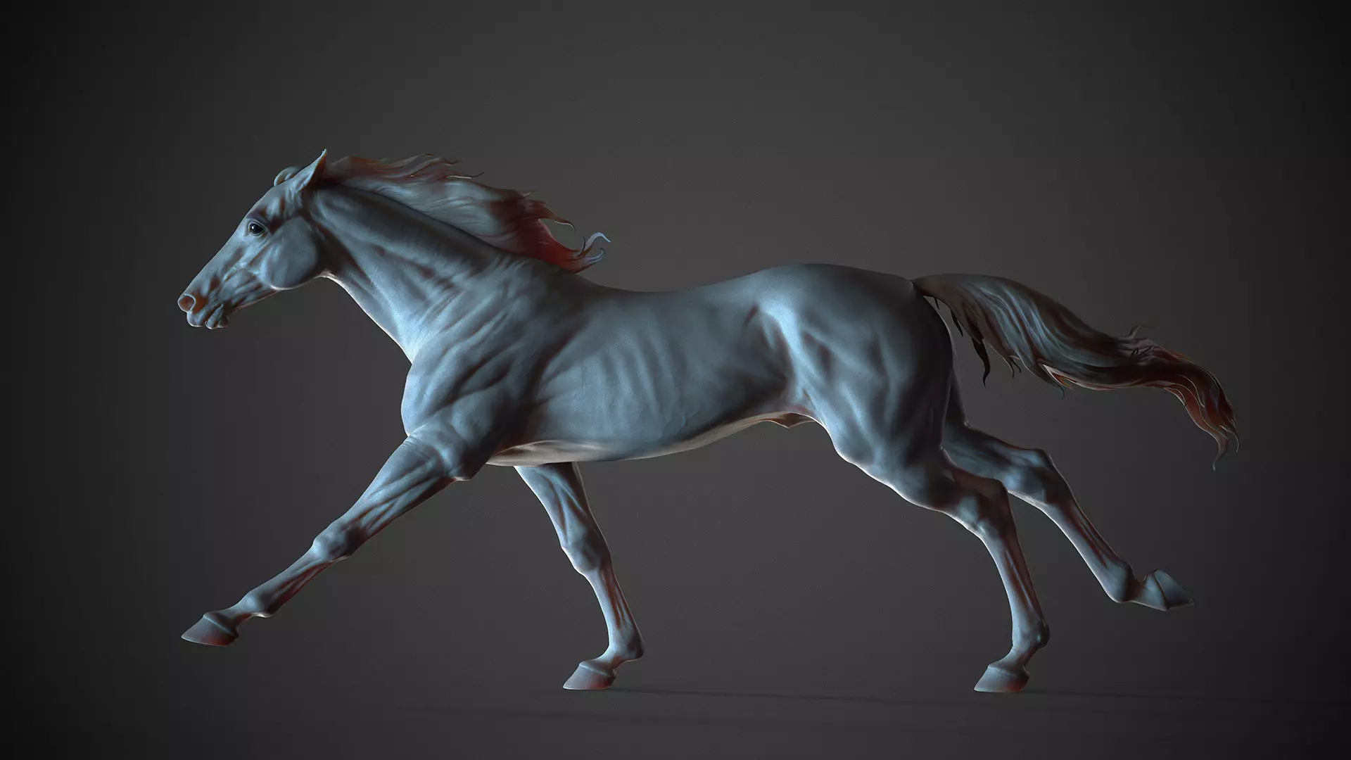 Racehorse   -  3D Sculpting 3D print model_14