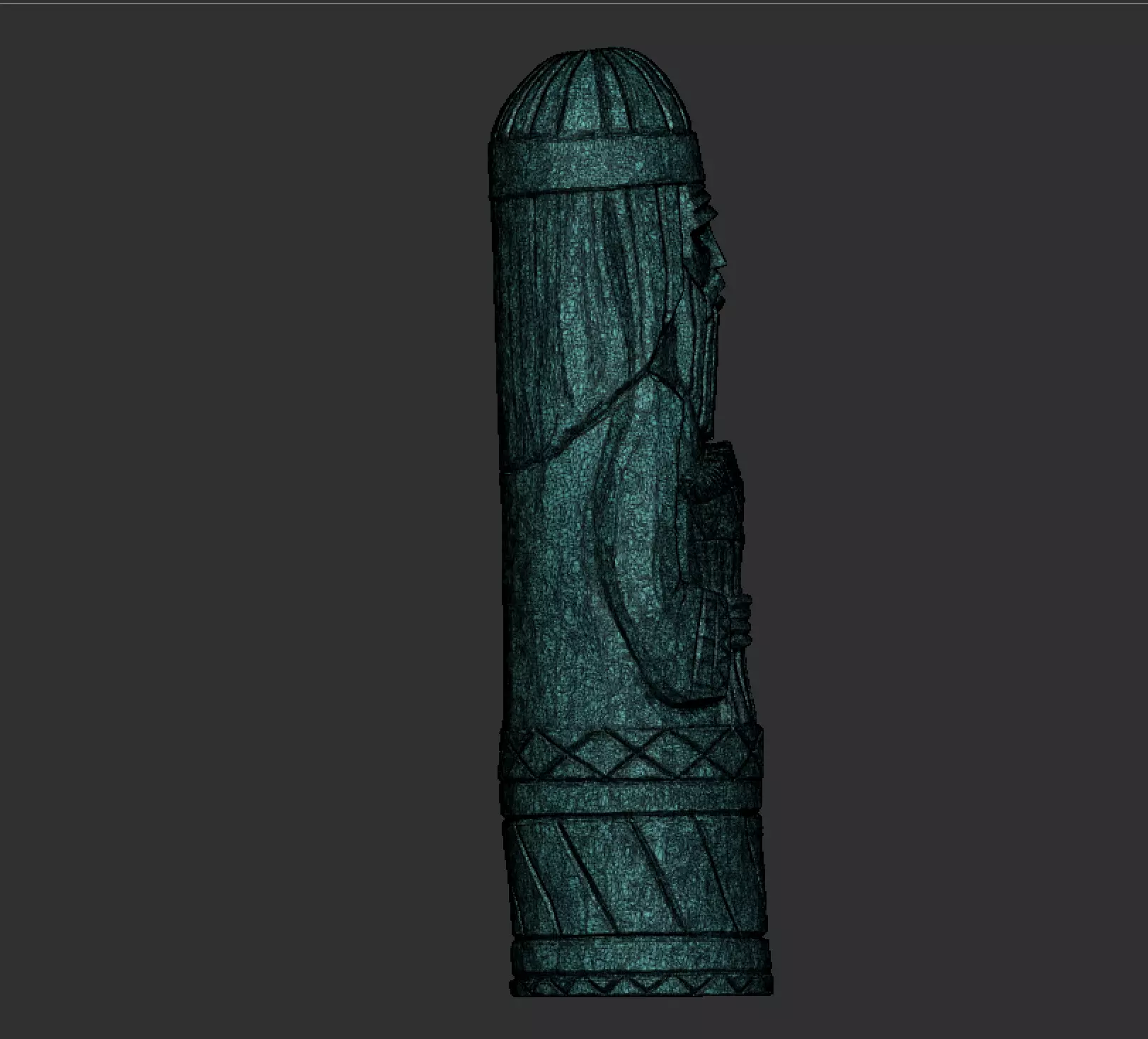 Slavic God Dazhdbog 3D print model_9