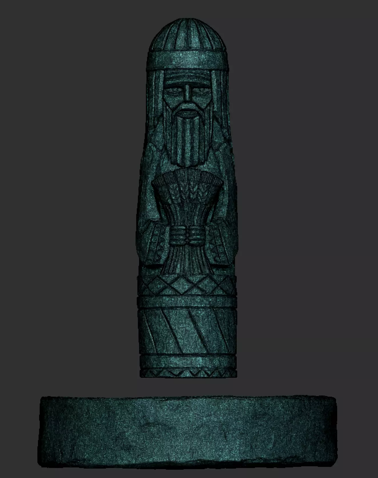 Slavic God Dazhdbog 3D print model_3