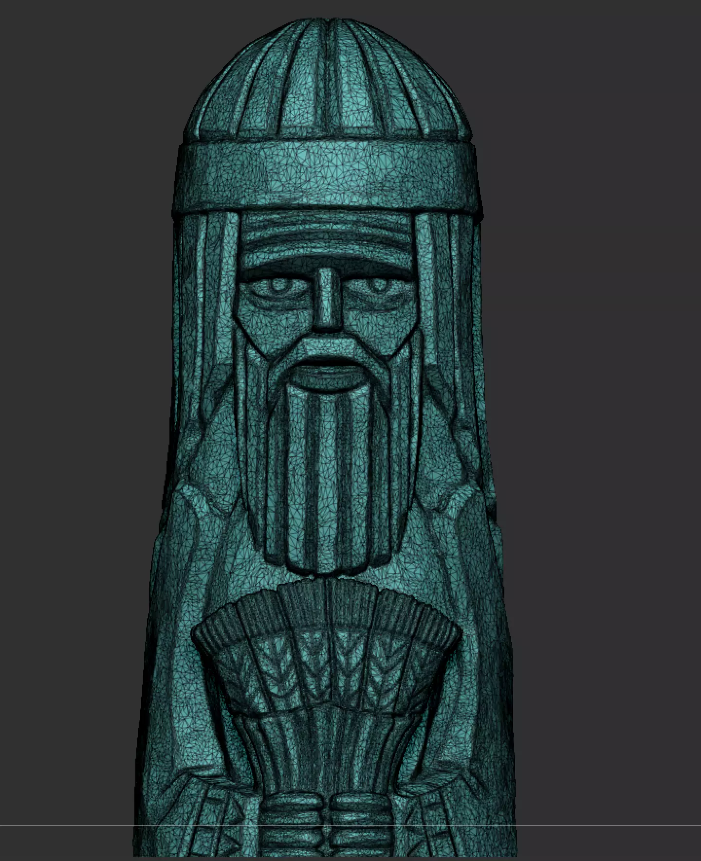 Slavic God Dazhdbog 3D print model_5