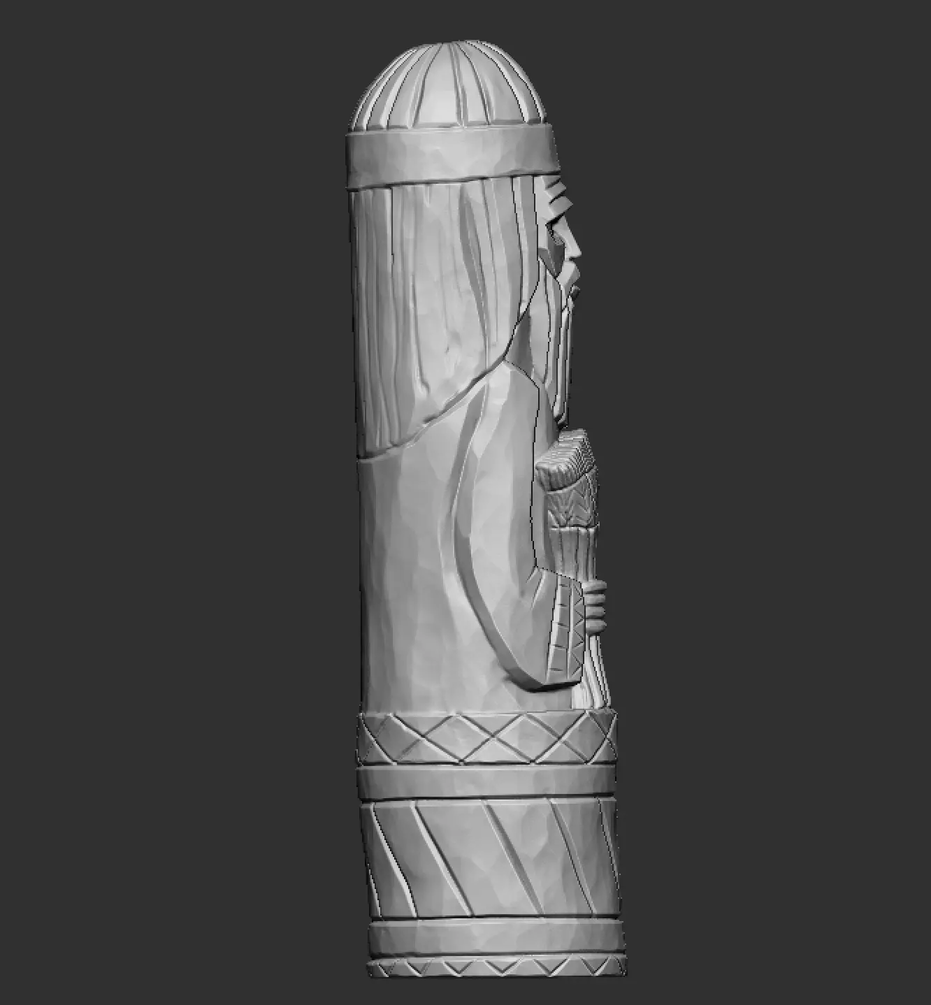 Slavic God Dazhdbog 3D print model_8