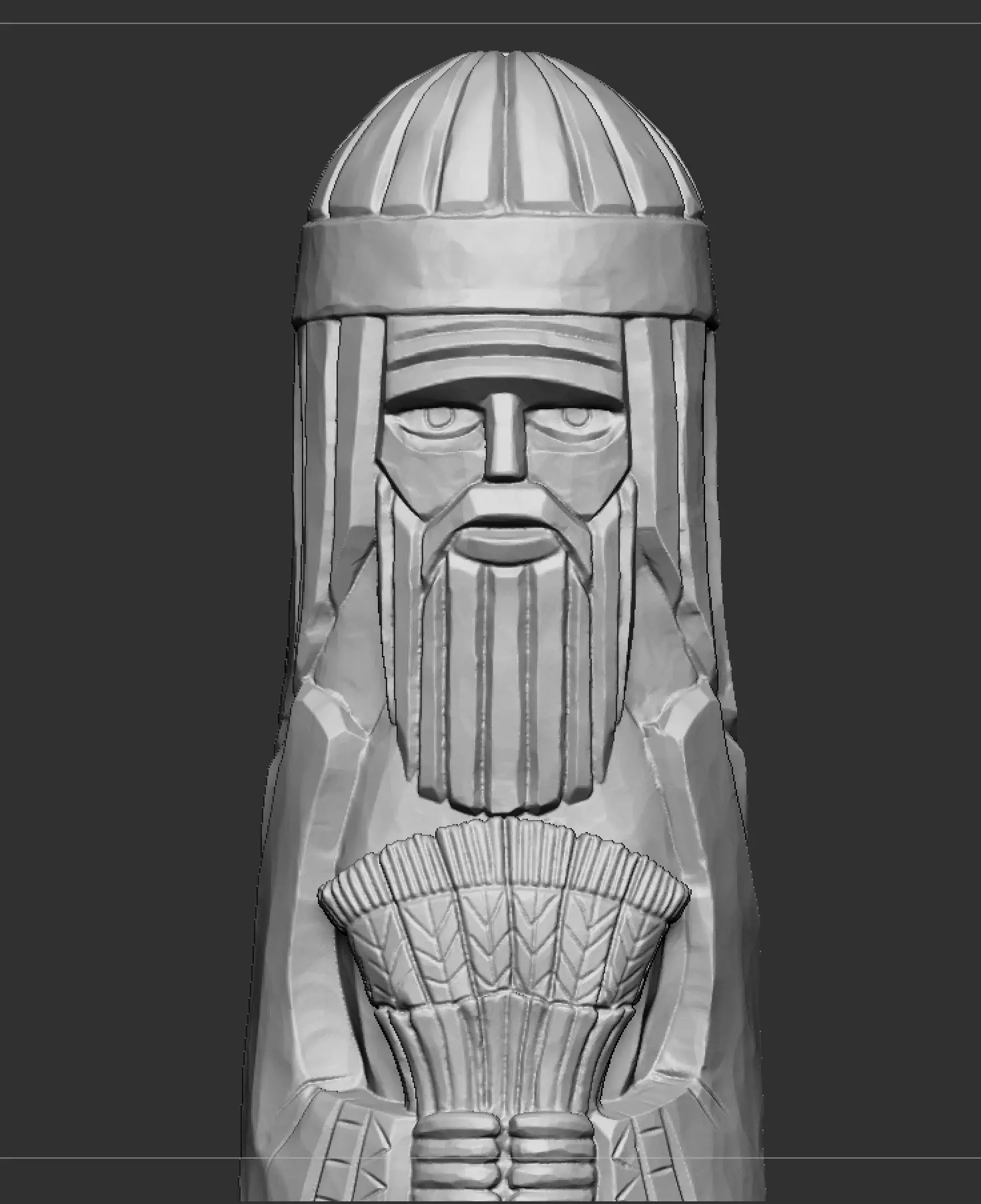 Slavic God Dazhdbog 3D print model_4