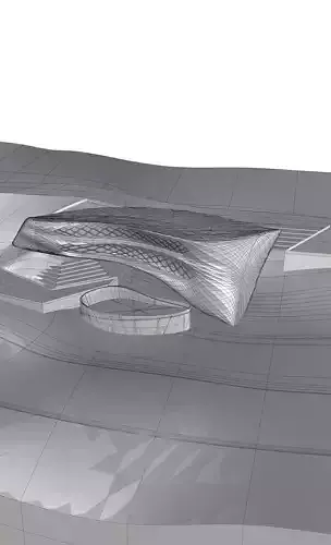 Parametric Zaha Hadid style building